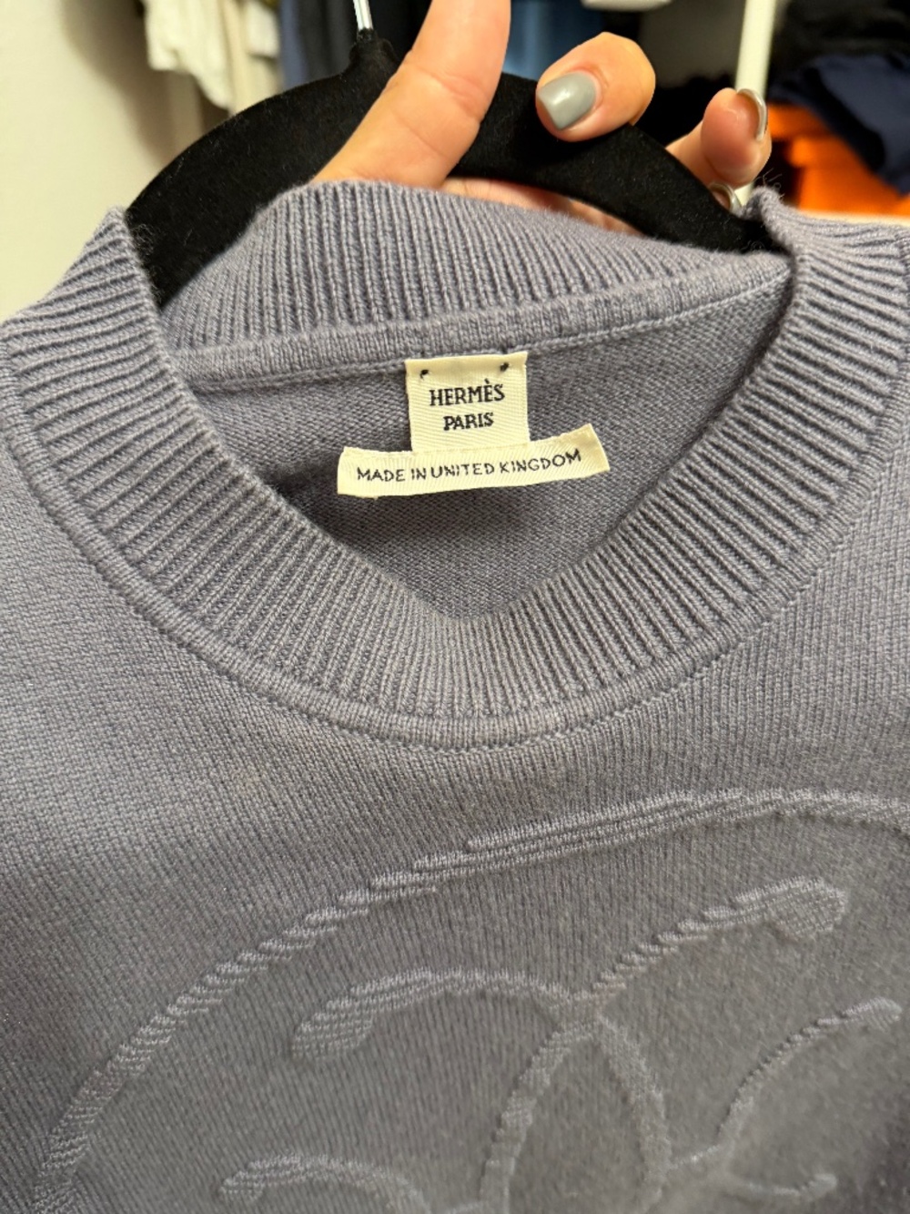 Hermes Pull Over Cashmere size 34